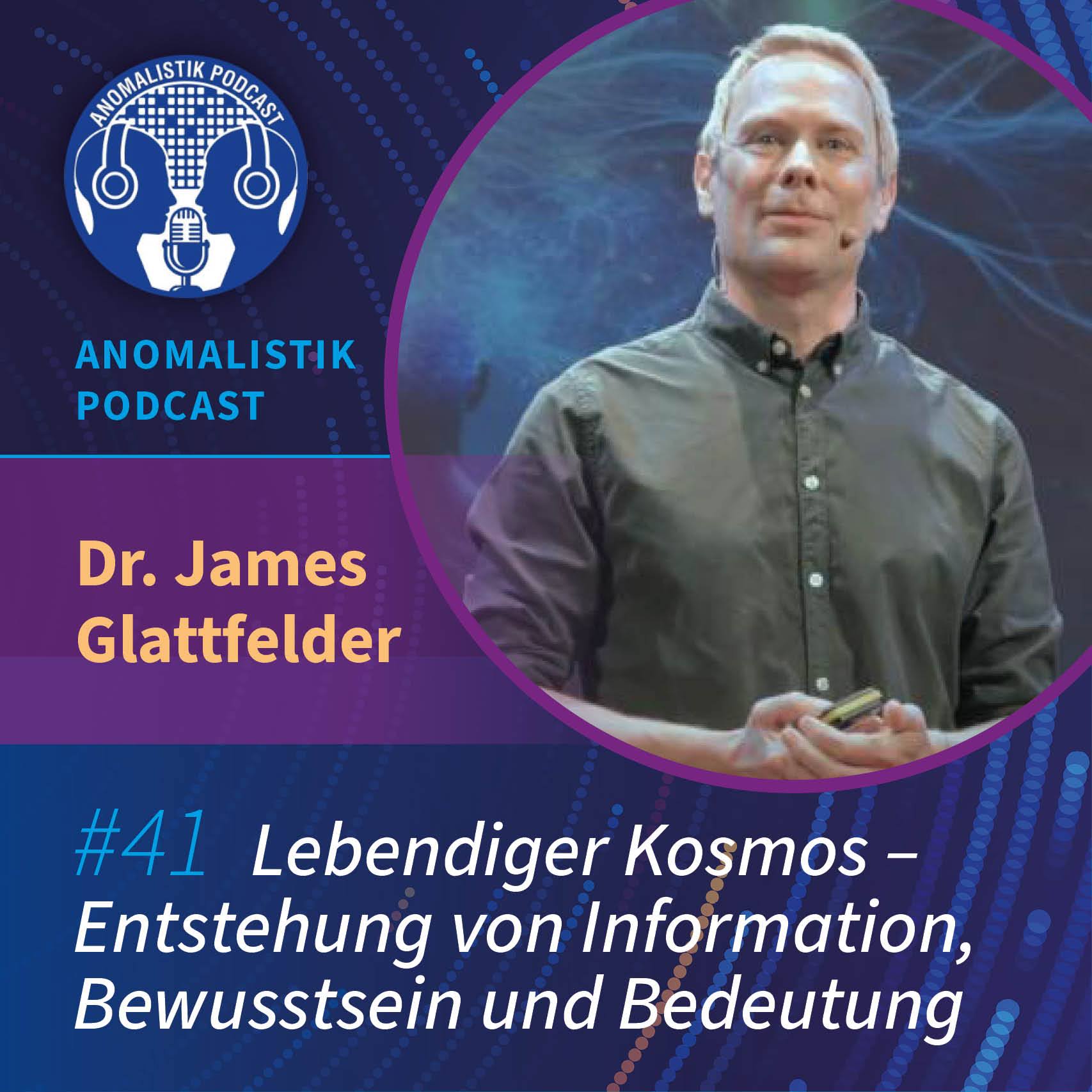 Anomalistik Podcast #41: Lebendiger Kosmos - Entstehung von Information, Bewusstsein und Bedeutung mit Dr. James Glattfelder episode artwork