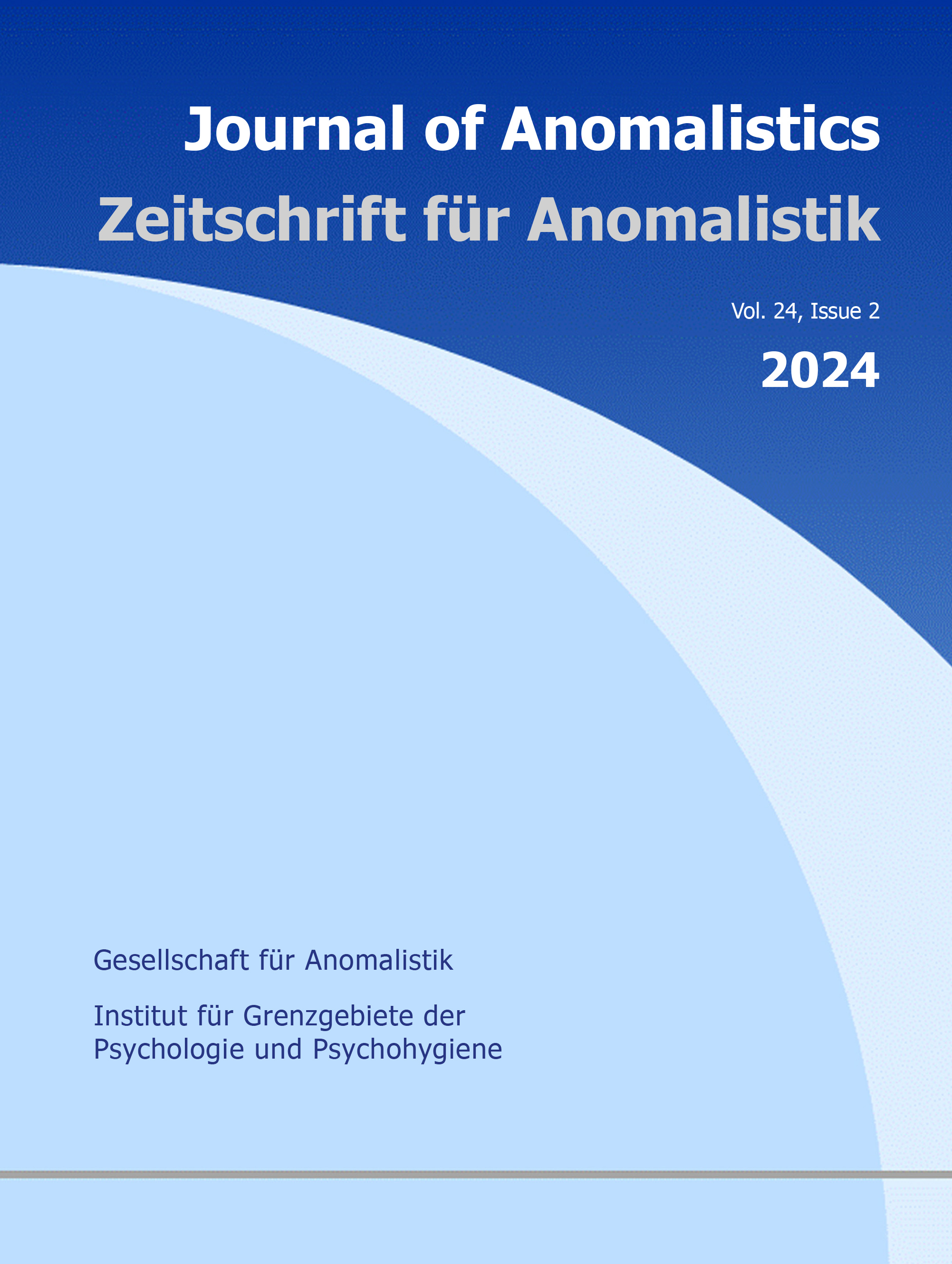 Zeitschrift für Anomalistik Band 24 (2024) Nr. 2