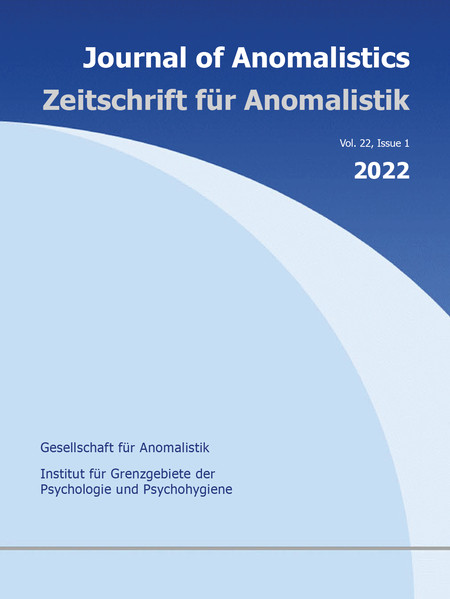 Journal of Anomalistics Band 22 (2022) Nr. 1