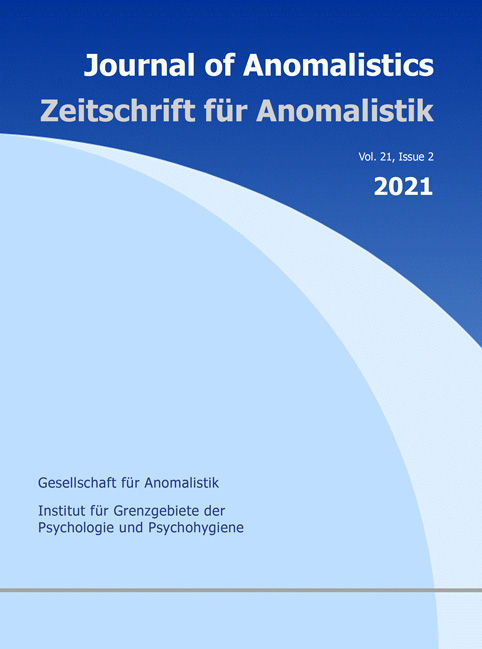 Zeitschrift für Anomalistik Band 21 (2021) Nr. 2